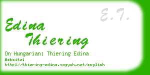 edina thiering business card